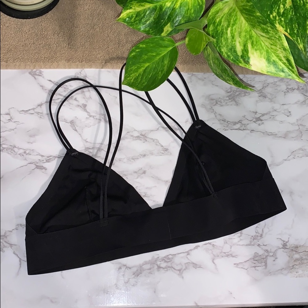 Silky Racer-Back Bralette - Picture 2 of 2